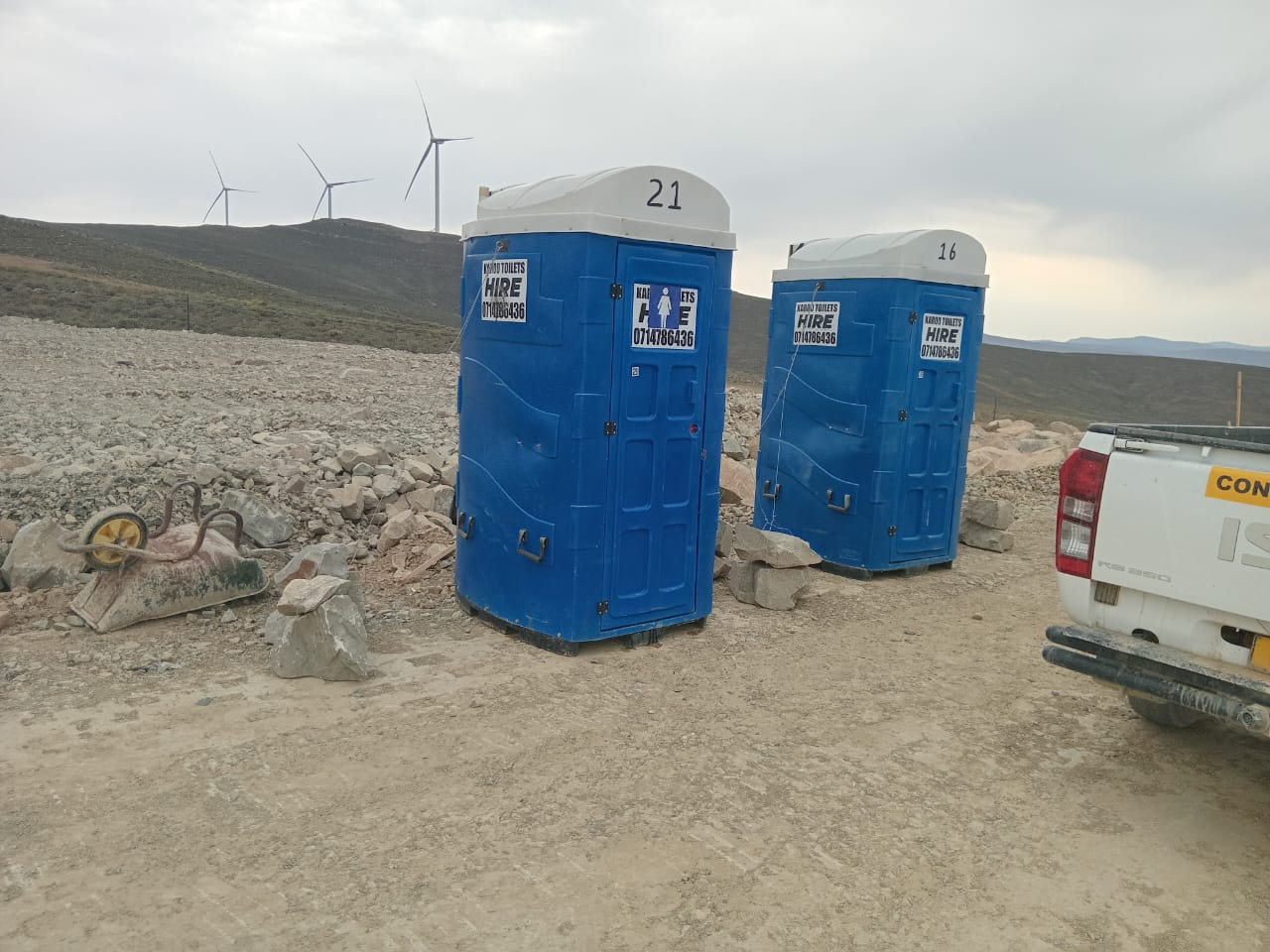 Portable toilets